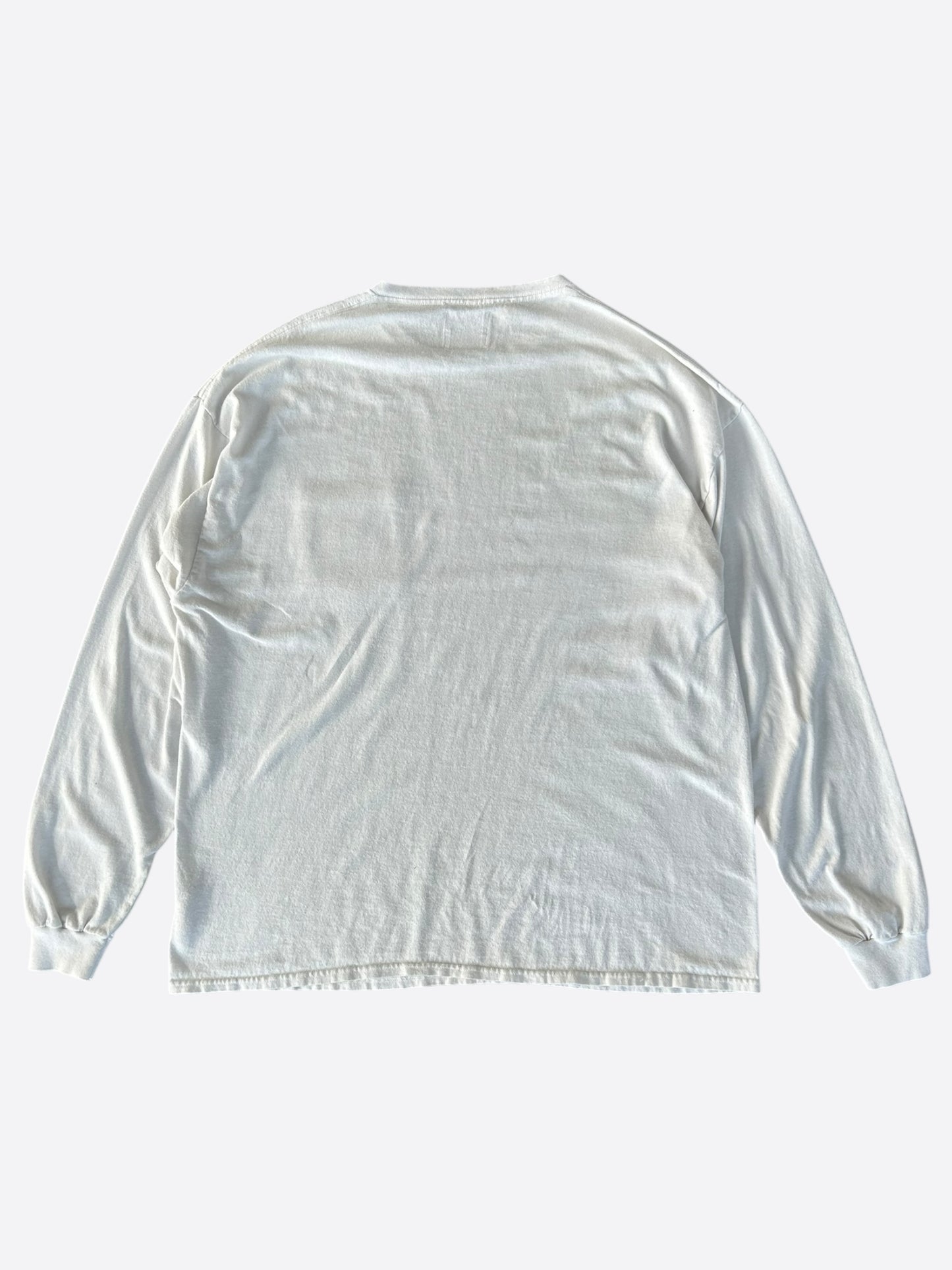 Gallery Dept White & Black French Logo Longsleeve T-Shirt