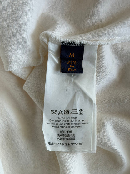 Louis Vuitton White Flower Tapestry T-Shirt