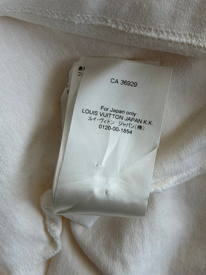 Louis Vuitton White Flower Tapestry T-Shirt