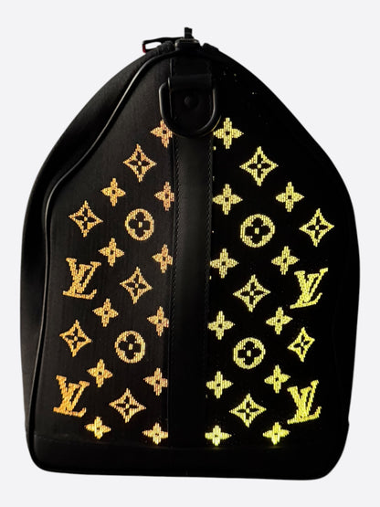 Louis Vuitton Jacquard Monogram Light Up Keepall 50