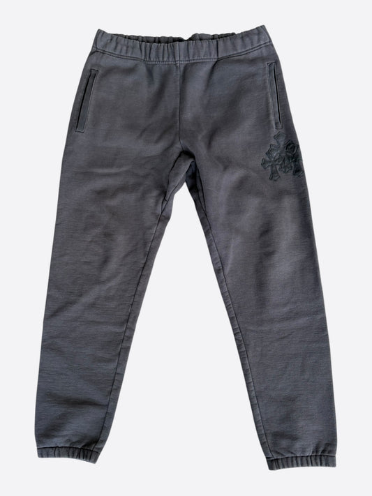 Chrome Hearts Black Triple Cross Patch Paper Jam Sweatpants