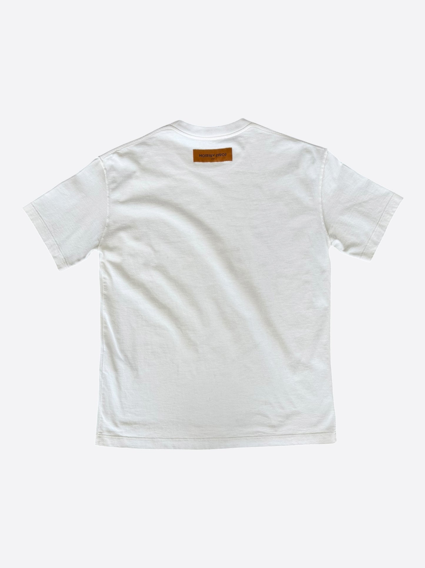 Louis Vuitton White Flower Tapestry T-Shirt