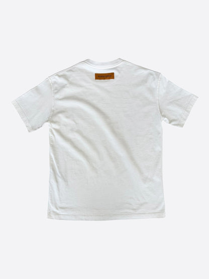 Louis Vuitton White Flower Tapestry T-Shirt