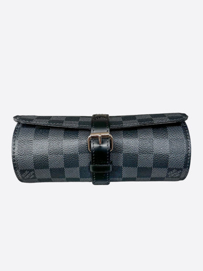 Louis Vuitton Damier Graphite Watch Roll