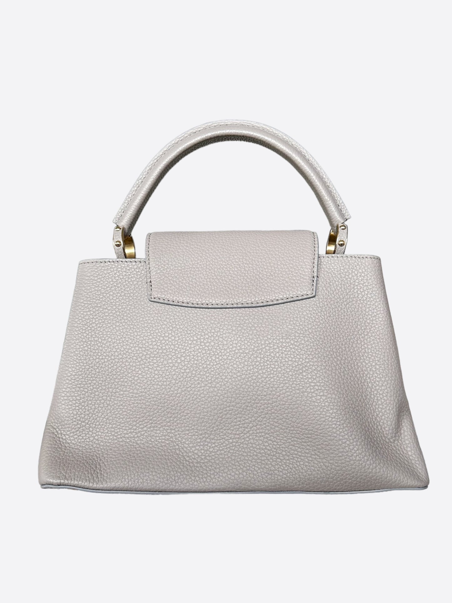 Louis Vuitton Grey Taurillon Capucines MM