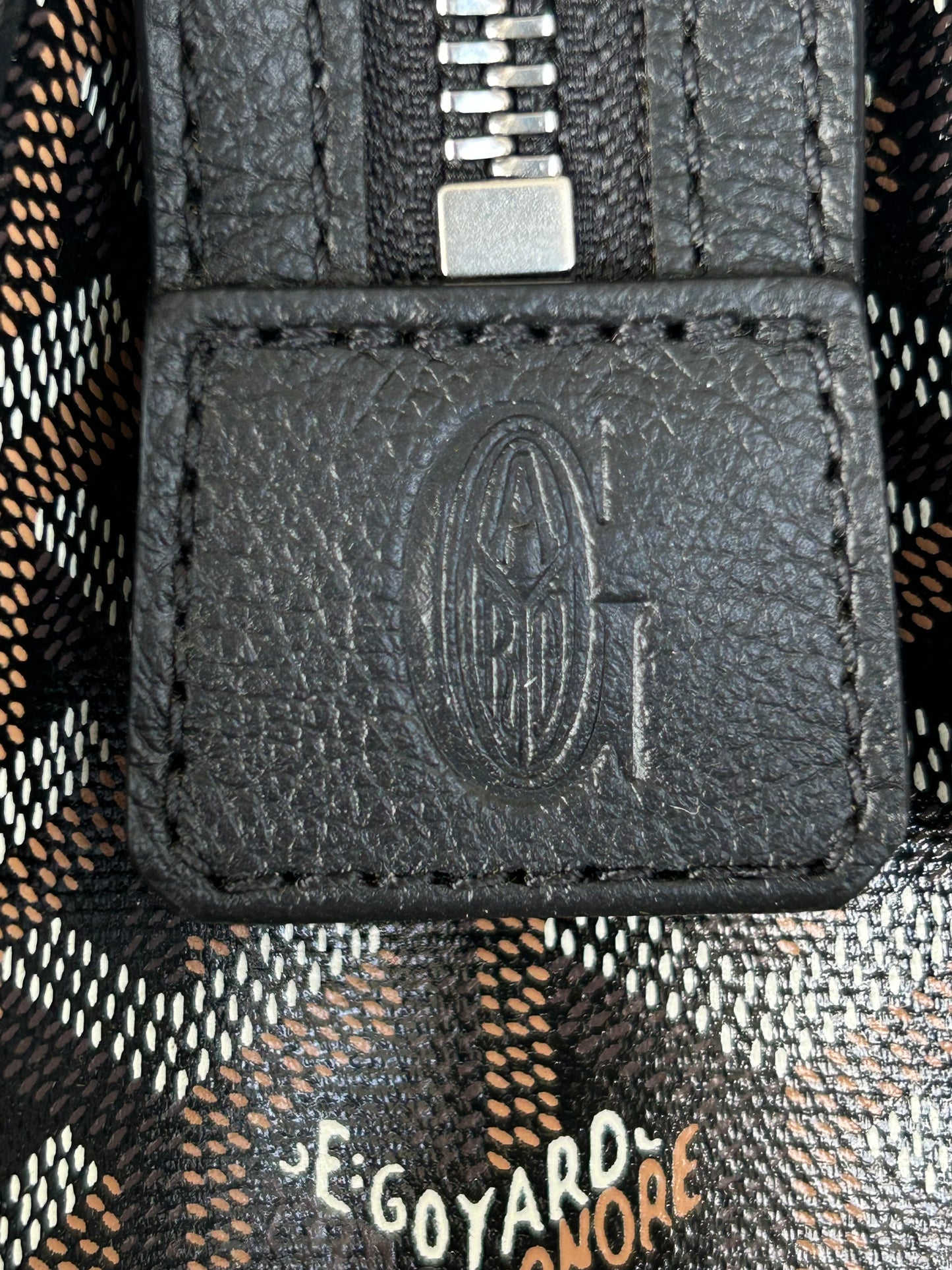 Goyard Black Jouvence GM Toiletry Bag