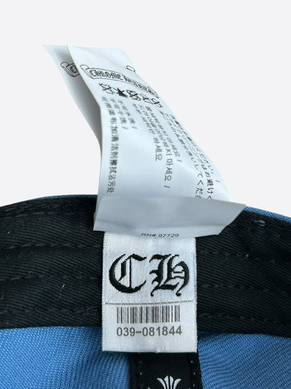 Chrome Hearts Blue & White Heart Logo Fitted Hat