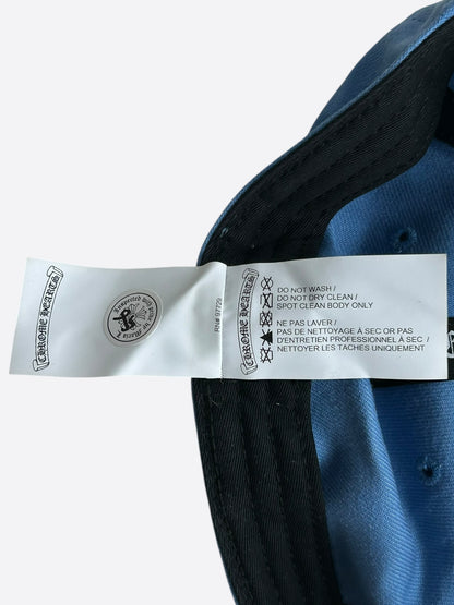 Chrome Hearts Blue & White Heart Logo Fitted Hat