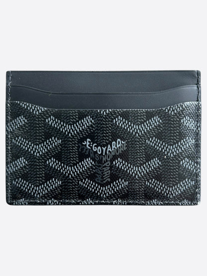 Goyard Jet Black Saint Sulpice Card Holder