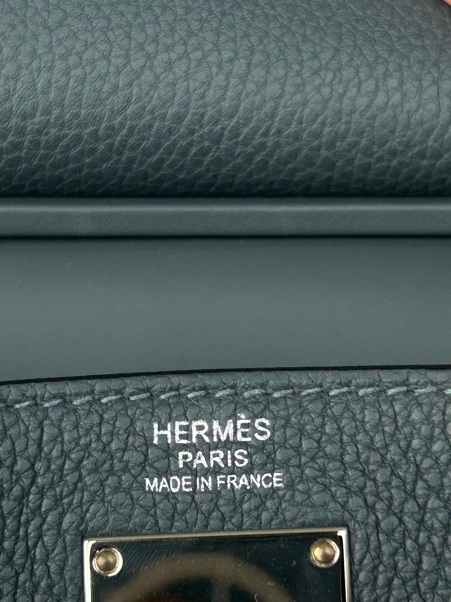 Hermes Navy HAC A Dos Crossbody Backpack
