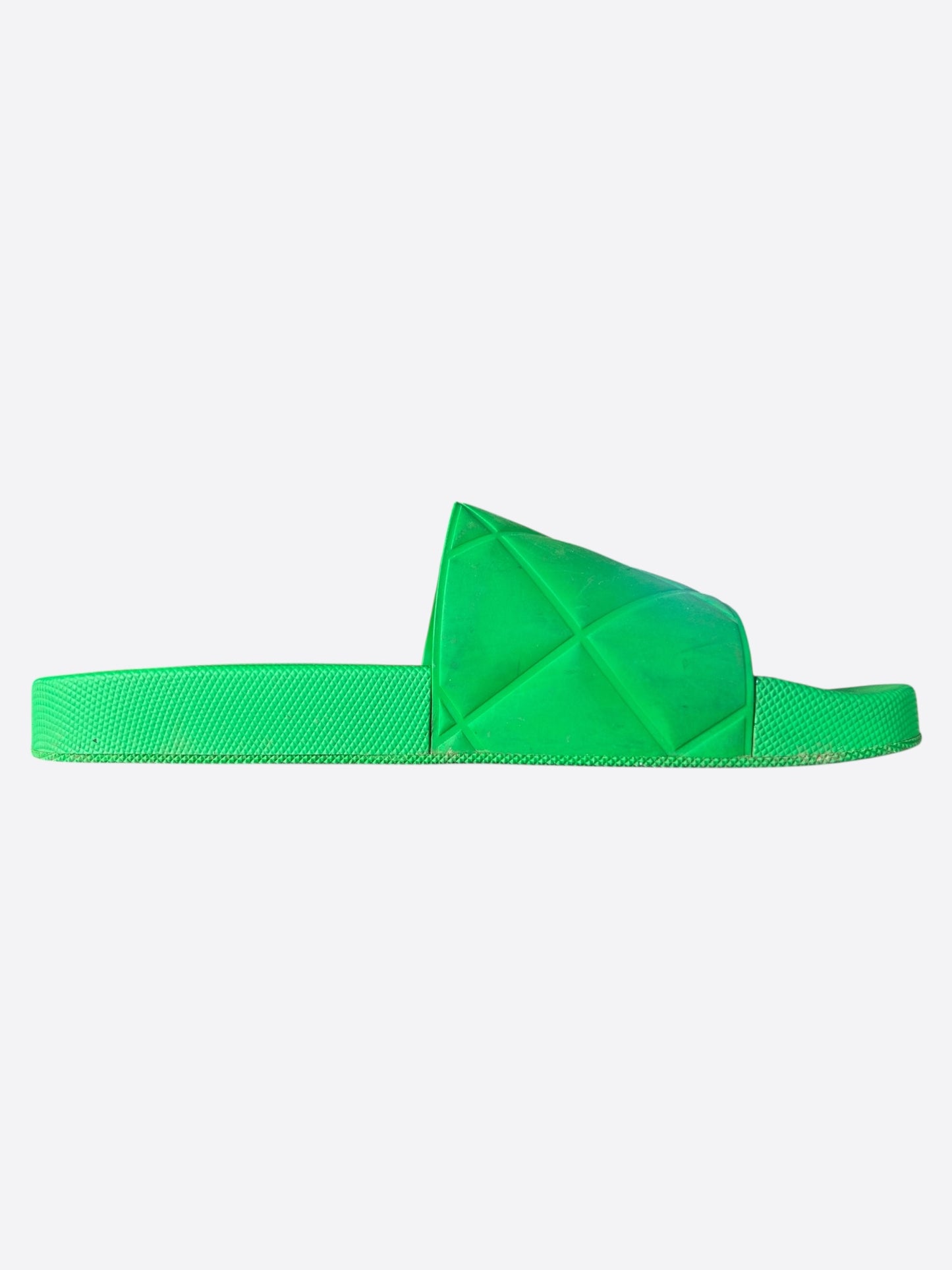 Bottega Veneta Green Rubber Sandals