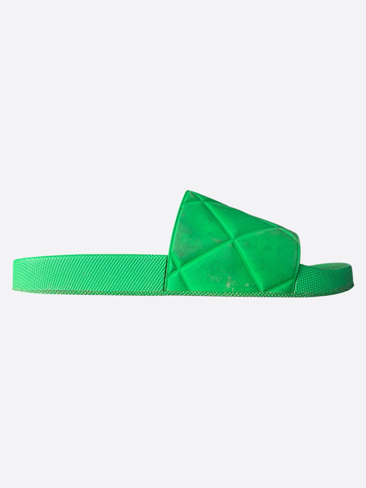 Bottega Veneta Green Rubber Sandals – Savonches