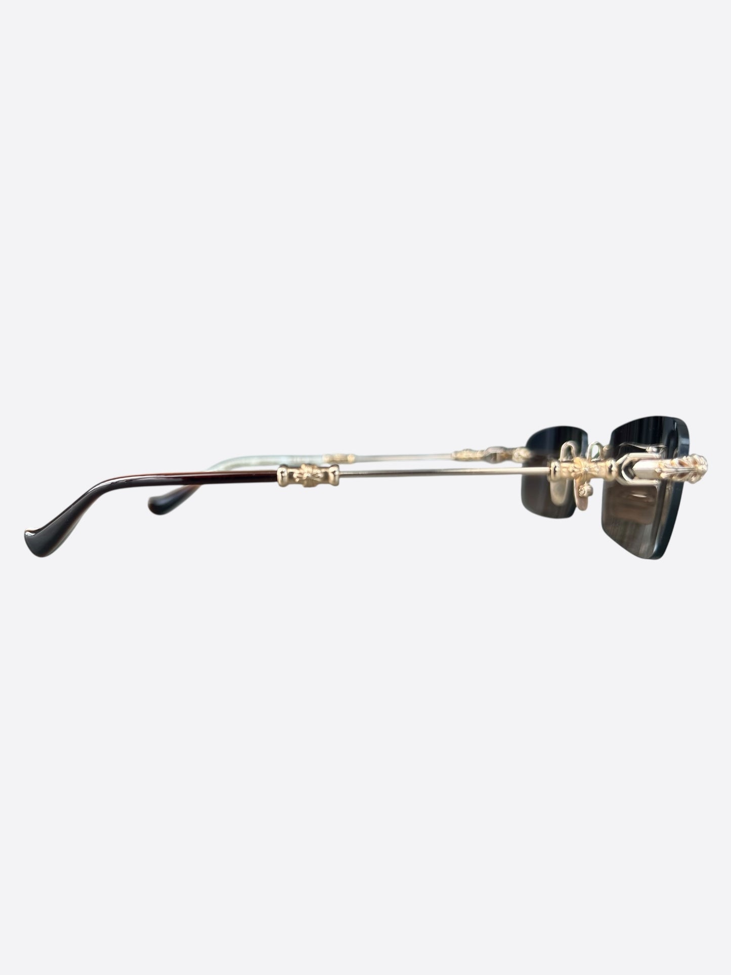 Chrome Hearts Gold Pills III Tinted Glasses
