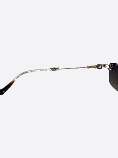 Chrome Hearts Gold Pills III Tinted Glasses