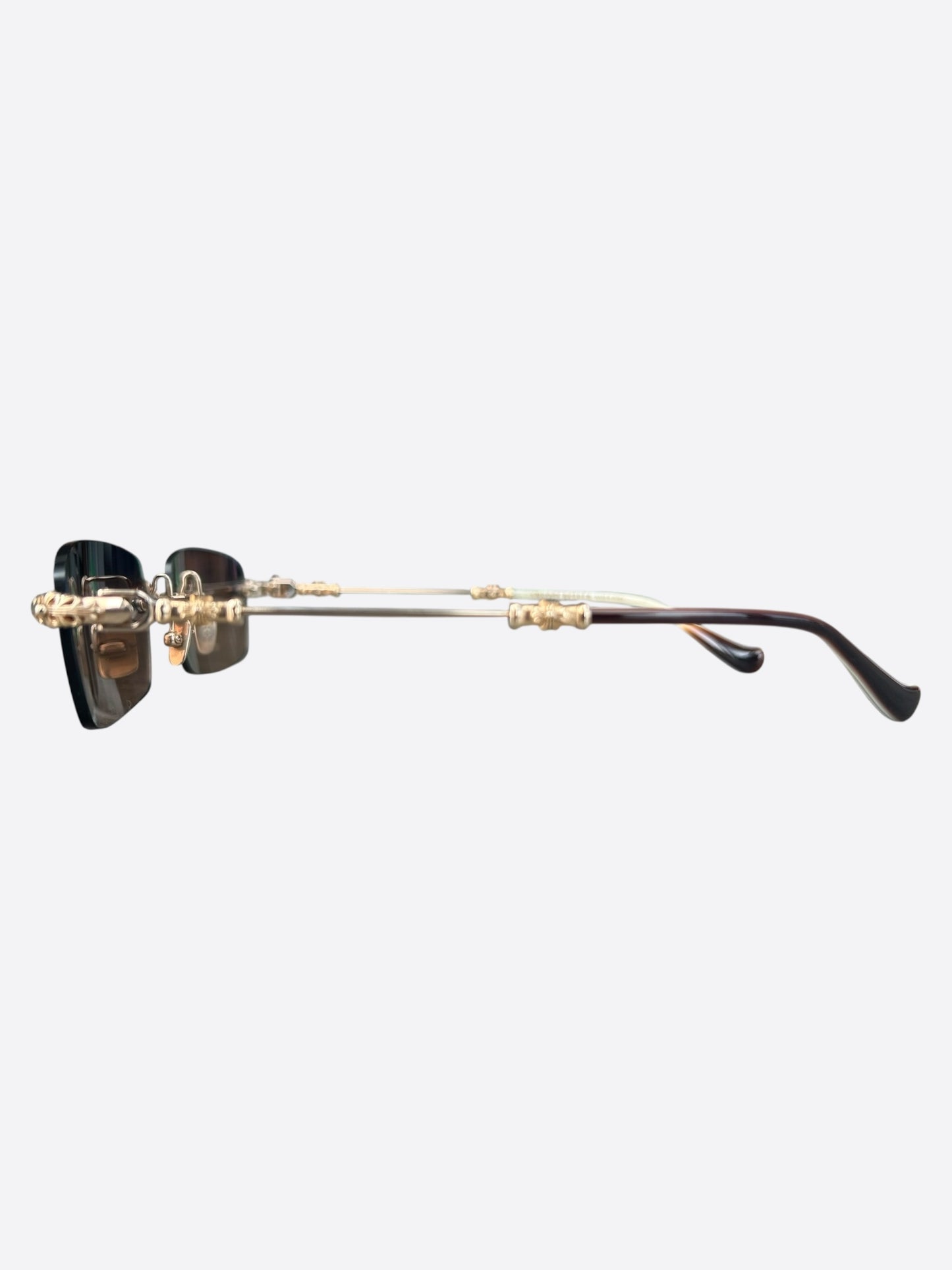 Chrome Hearts Gold Pills III Tinted Glasses