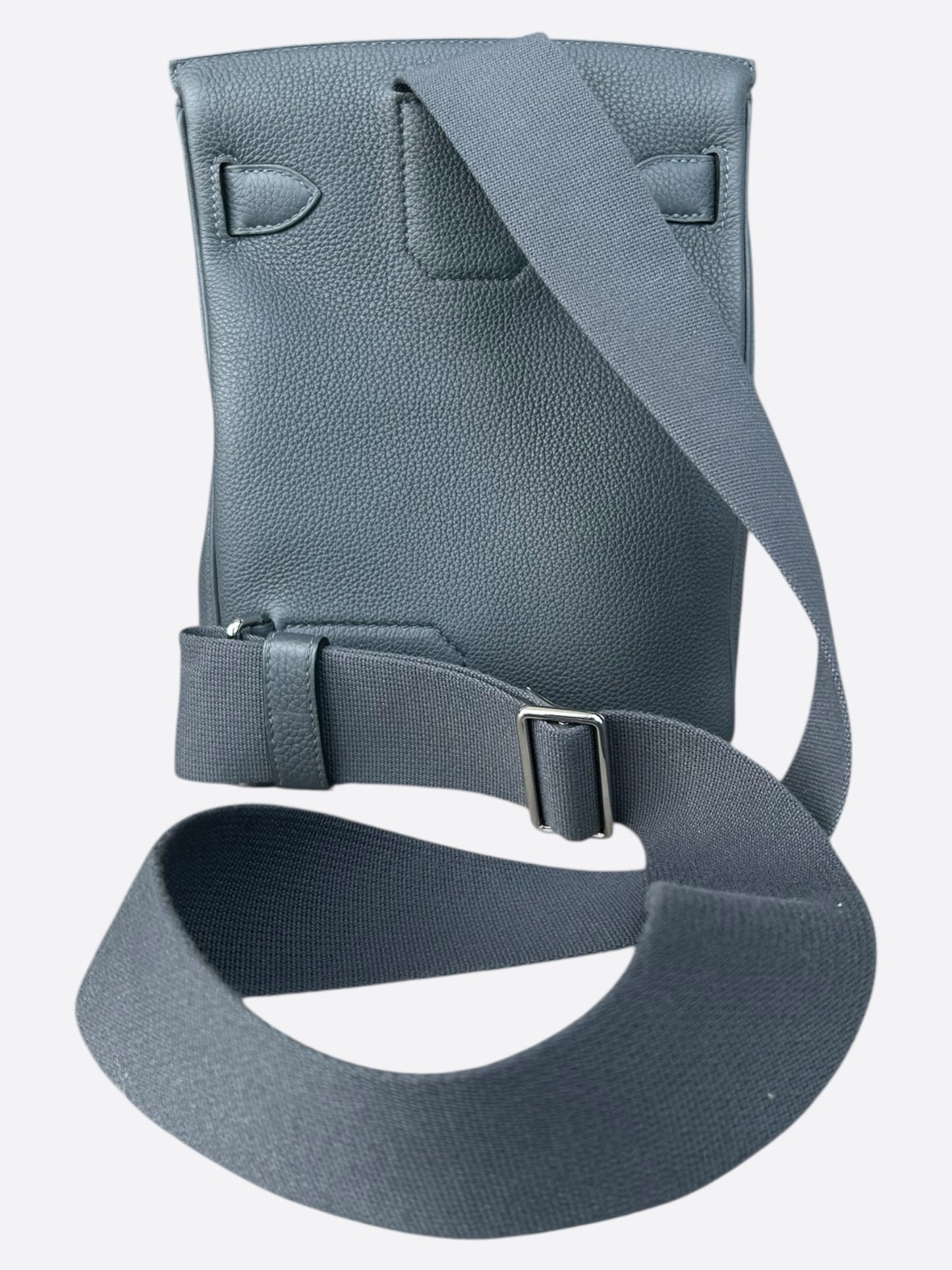 Hermes Navy HAC A Dos Crossbody Backpack