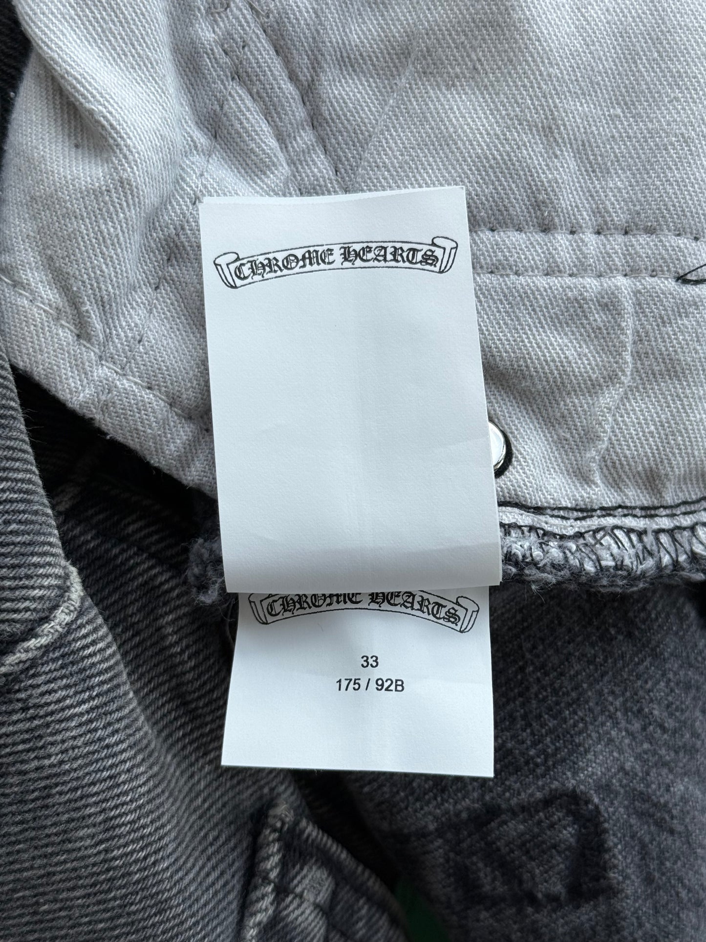 Chrome Hearts Levis Grey, Green & Orange Miami Patch Jeans