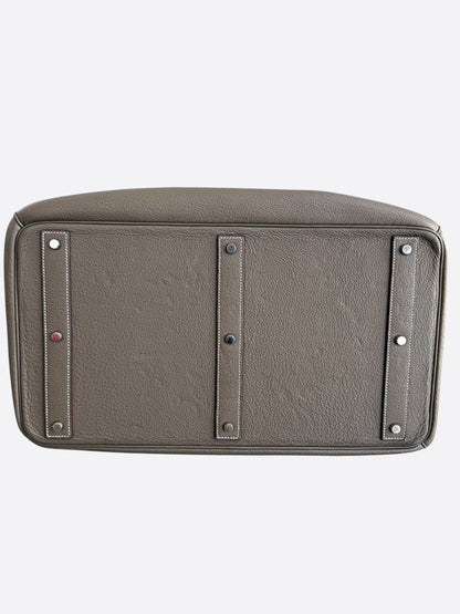 Hermes Etoupe Togo & Palladium Hardware HAC Birkin 50