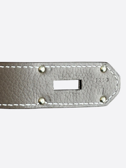 Hermes Etoupe Togo & Palladium Hardware HAC Birkin 50