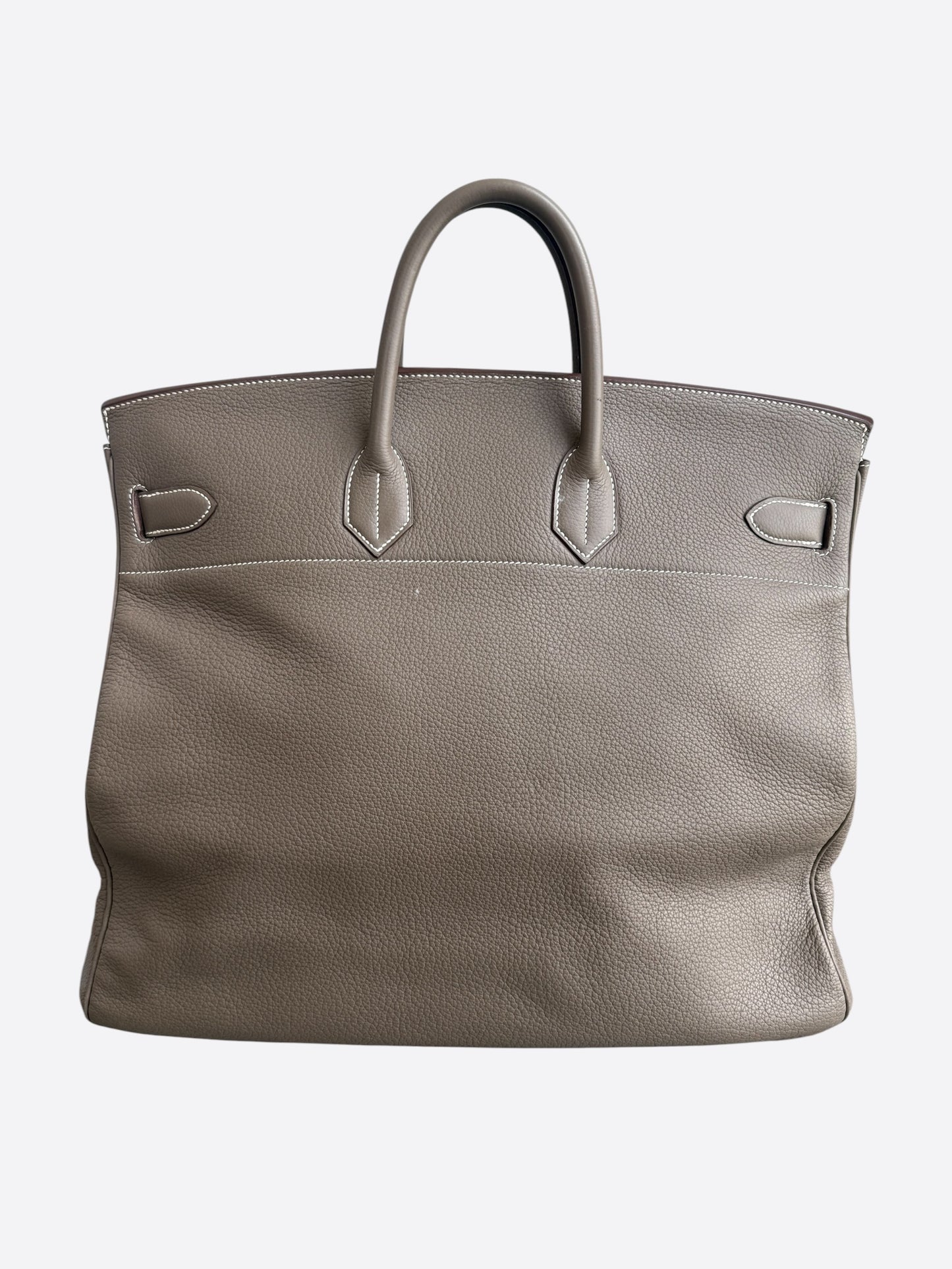 Hermes Etoupe Togo & Palladium Hardware HAC Birkin 50