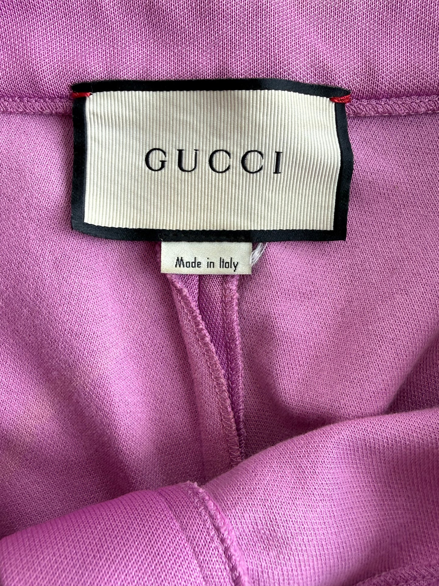 Gucci Pink & White Striped Women's Pants