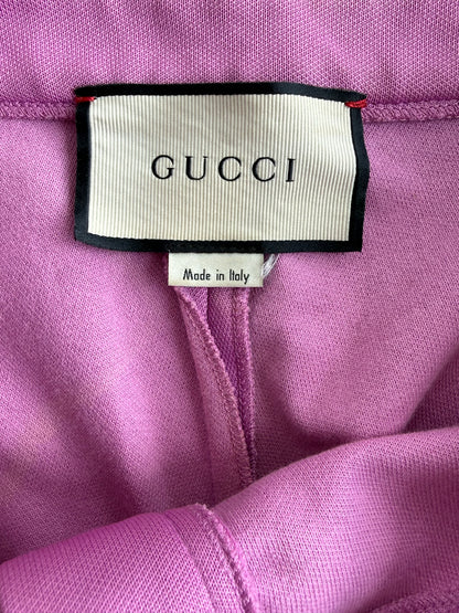 Gucci Pink & White Striped Women's Pants