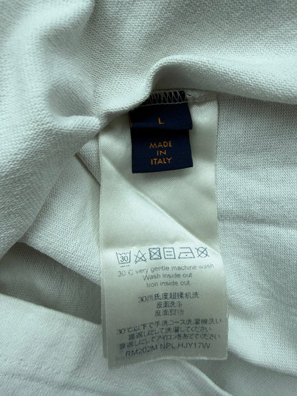 Louis Vuitton White Pont Neuf Embroidered T-Shirt