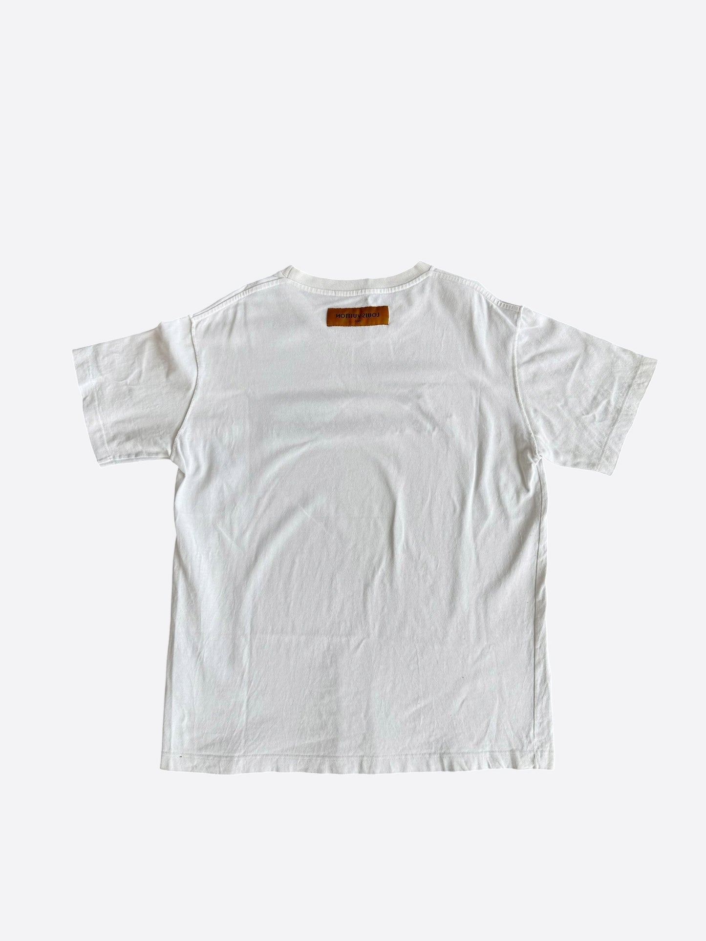 Louis Vuitton White Pont Neuf Embroidered T-Shirt