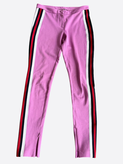Gucci Pink & White Striped Women's Pants