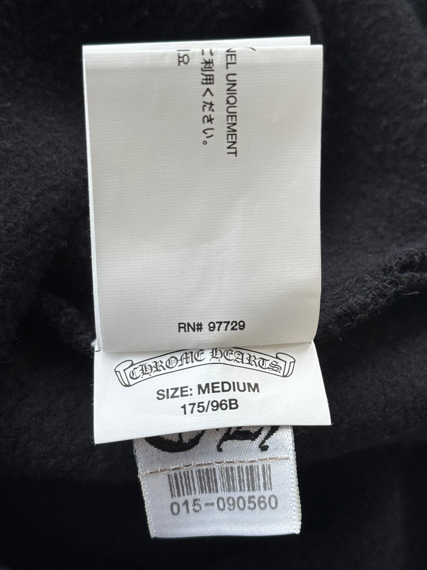 Chrome Hearts Black Triple Cross Patch Sweater
