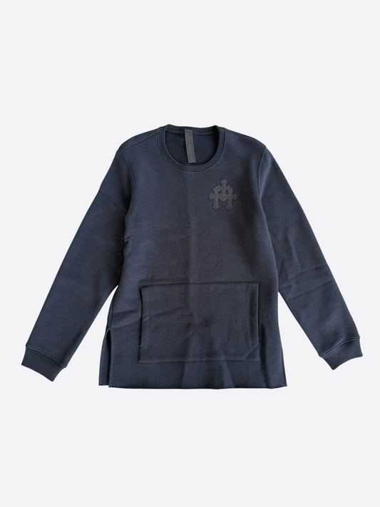 Chrome Hearts Black Triple Cross Patch Sweater