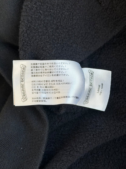 Chrome Hearts Black & Blue Vertical Logo Hoodie