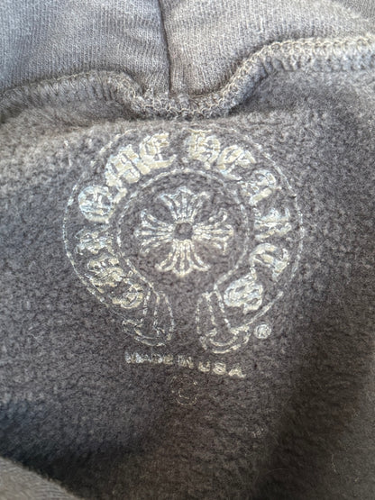 Chrome Hearts Black & Blue Vertical Logo Hoodie