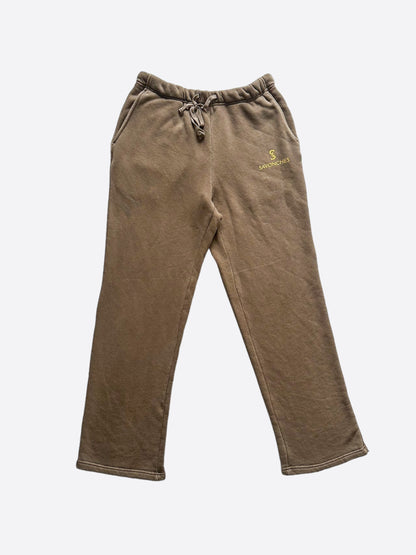 Savonches Brown & Gold Logo Sweatpants