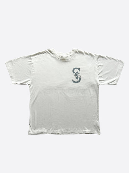 Savonches White & Grey S Logo T-Shirt