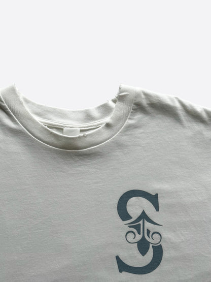 Savonches White & Grey S Logo T-Shirt