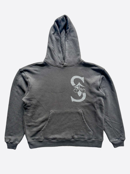 Savonches Grey Tonal S Logo Hoodie