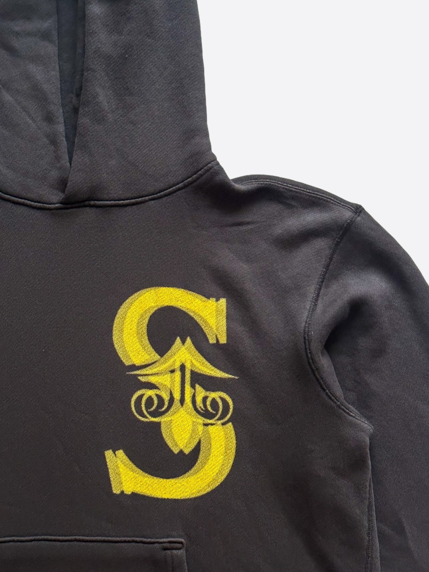 Savonches Black & Gold Blurred S Logo Hoodie