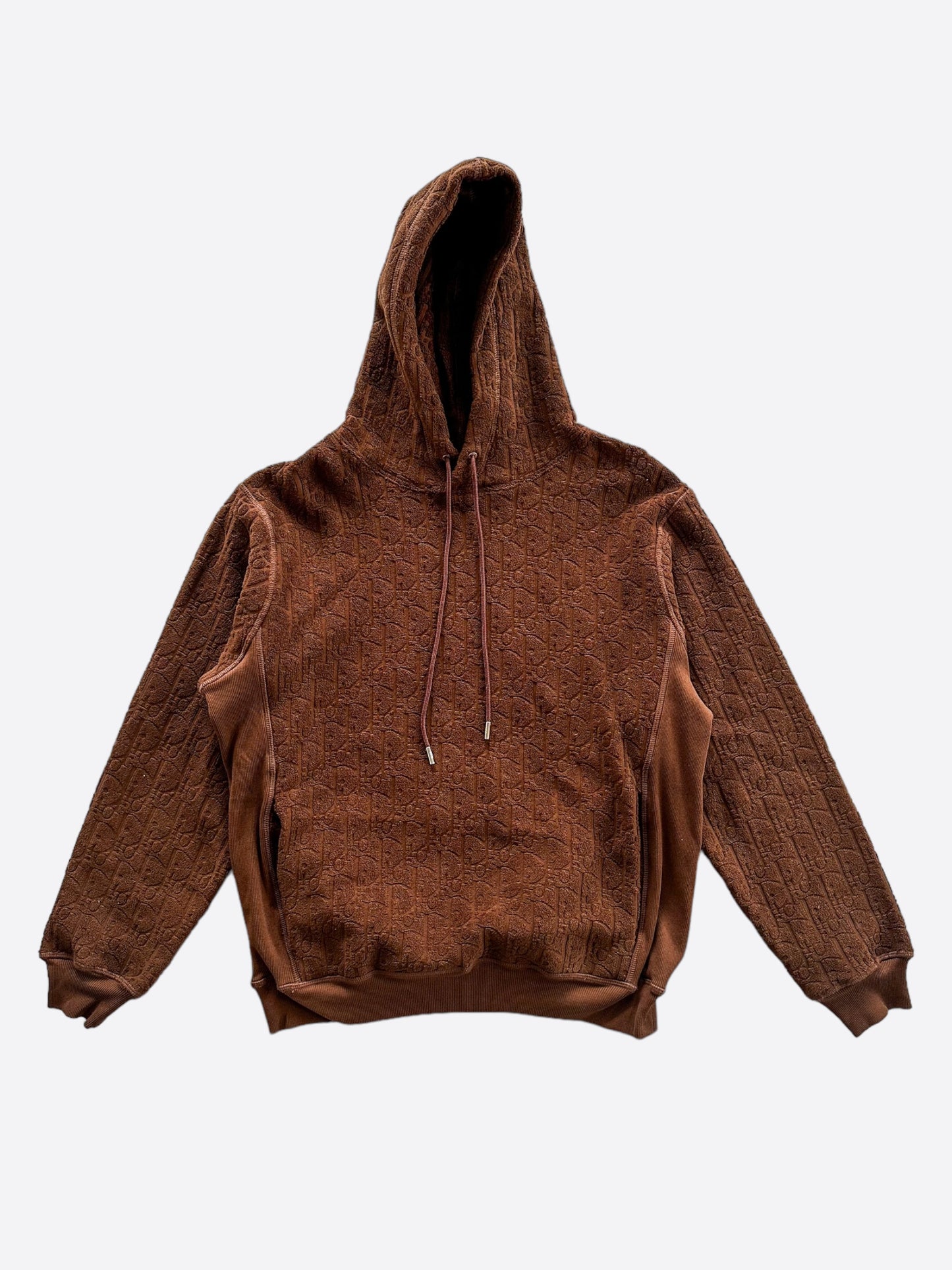 Dior Brown Oblique Towel Hoodie