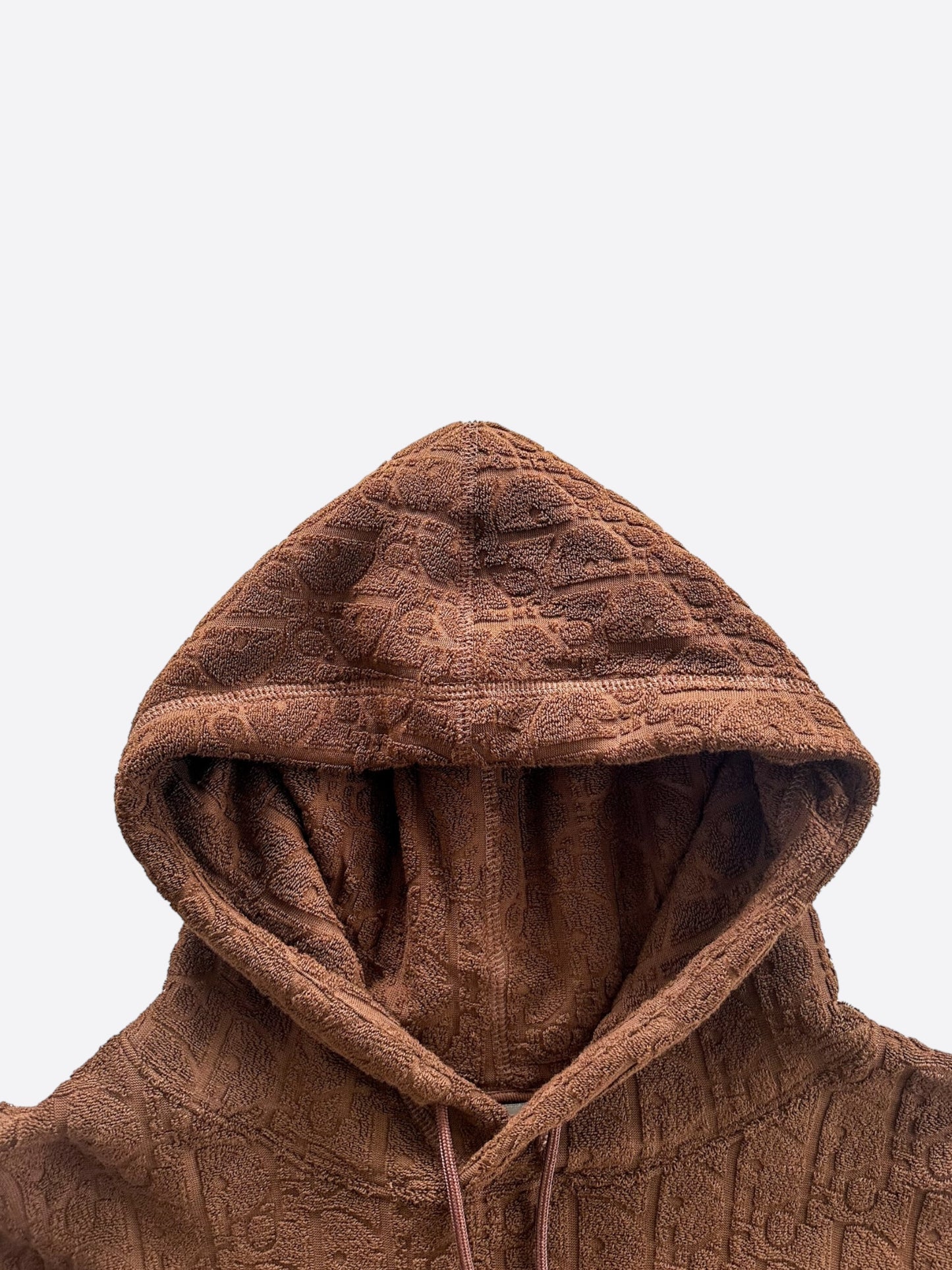 Dior Brown Oblique Towel Hoodie