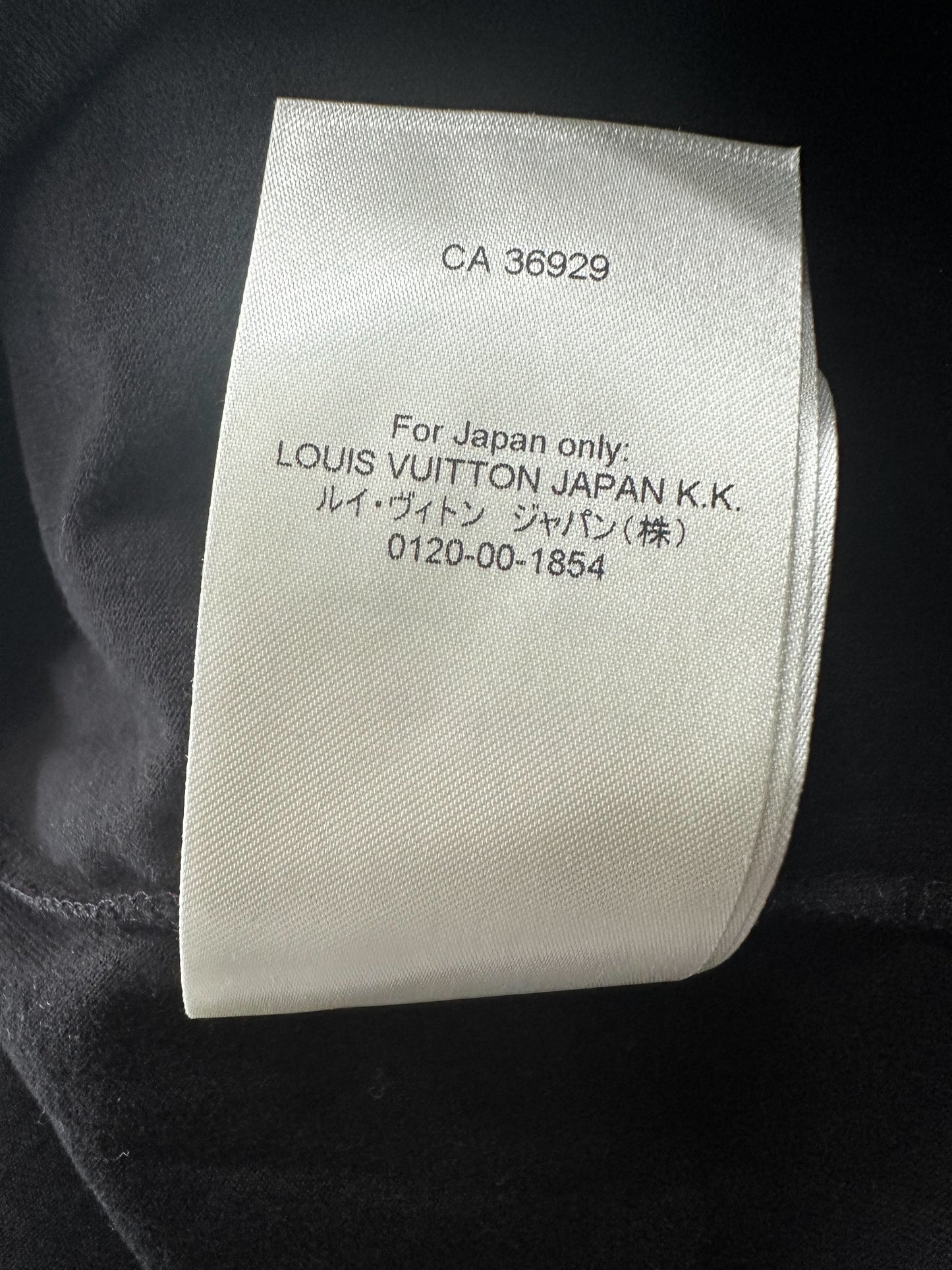 Louis Vuitton Black L.Vuitton Heat Reactive T-Shirt