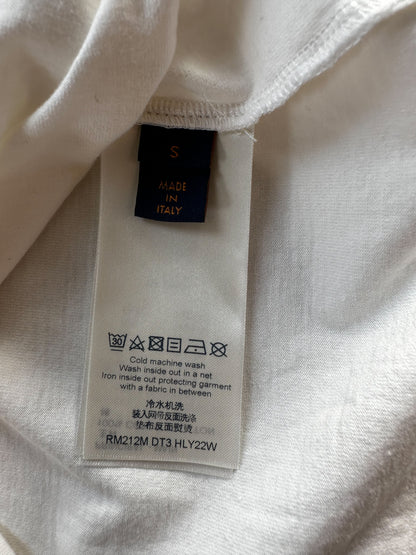 Louis Vuitton White Embossed T-Shirt