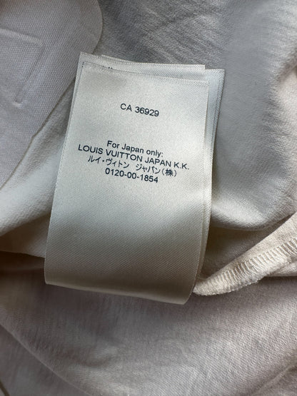 Louis Vuitton White Embossed T-Shirt