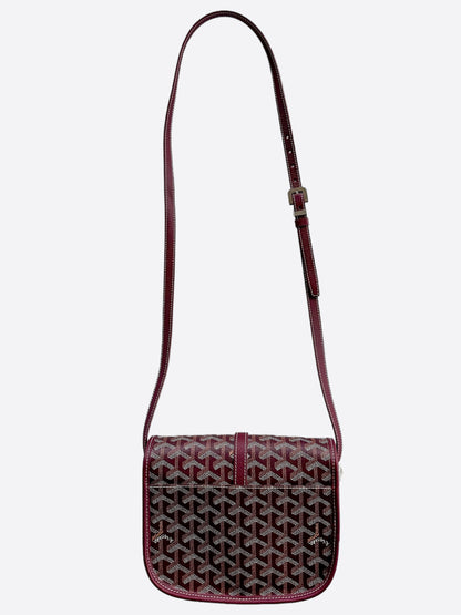 Goyard Burgundy Belvedere Messenger Bag