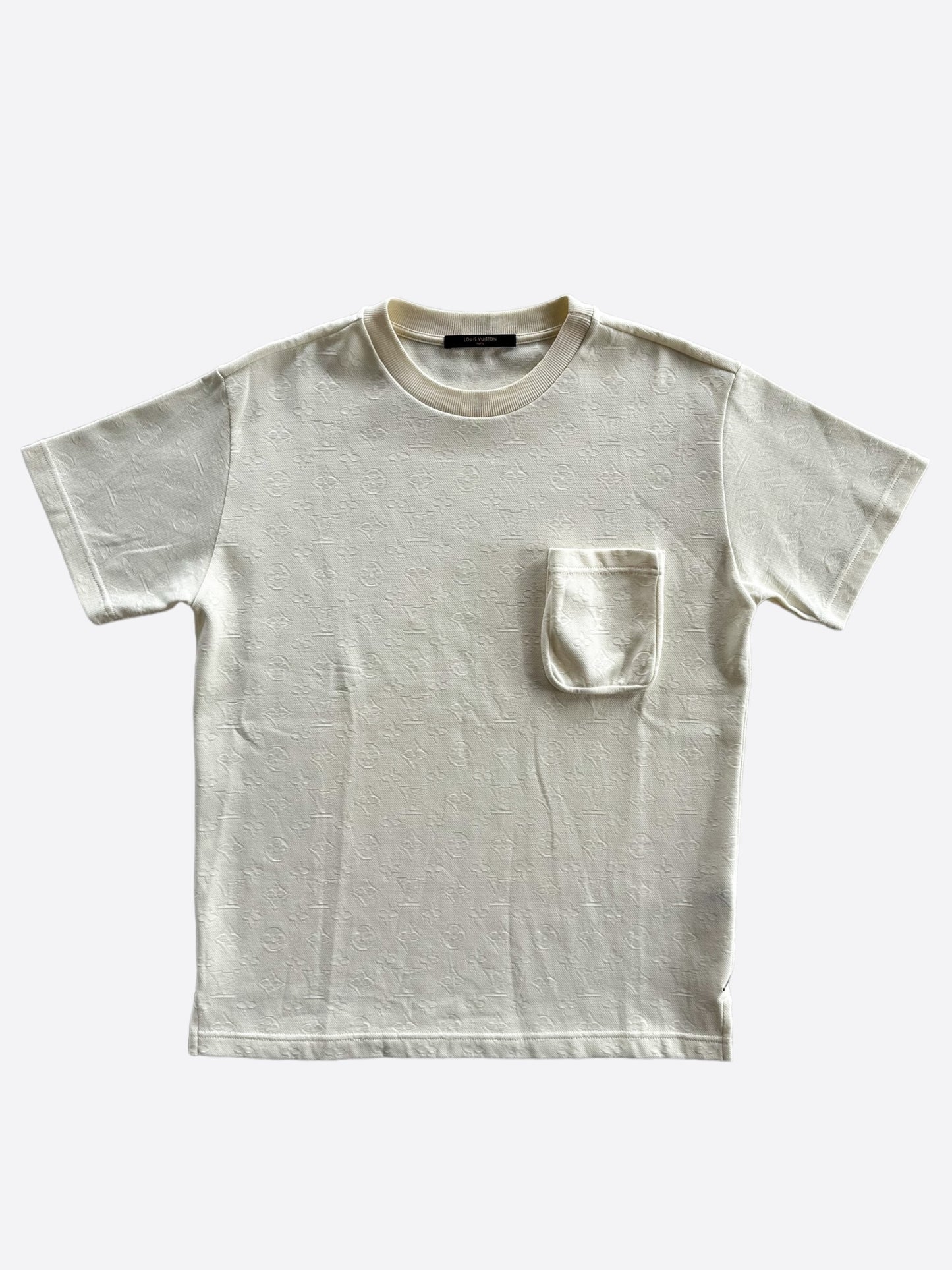 Louis Vuitton White Monogram Pocket T-Shirt