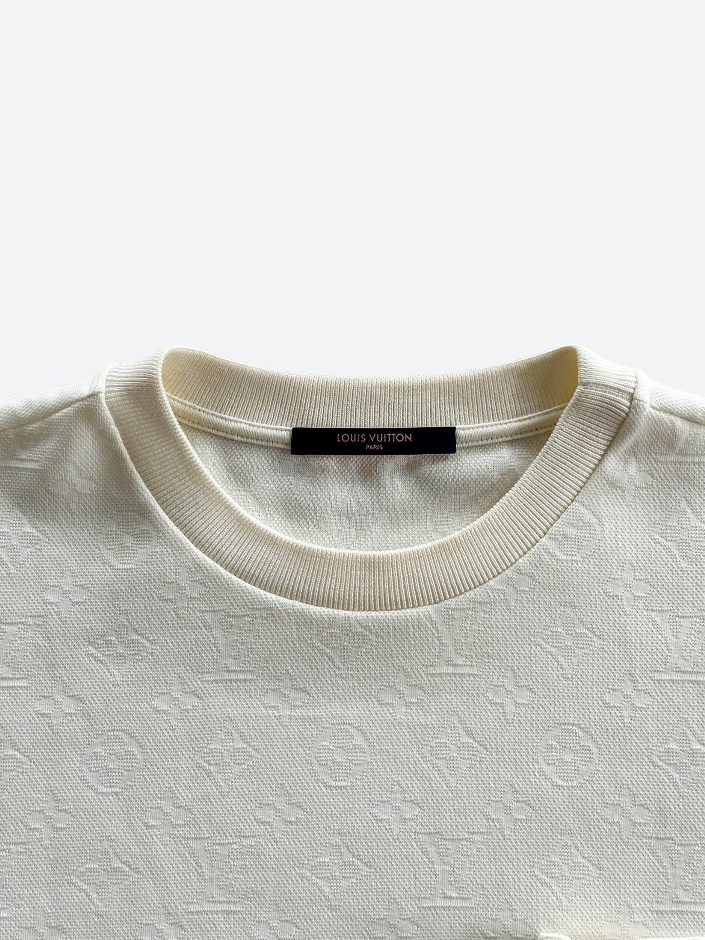 Louis Vuitton White Monogram Pocket T-Shirt