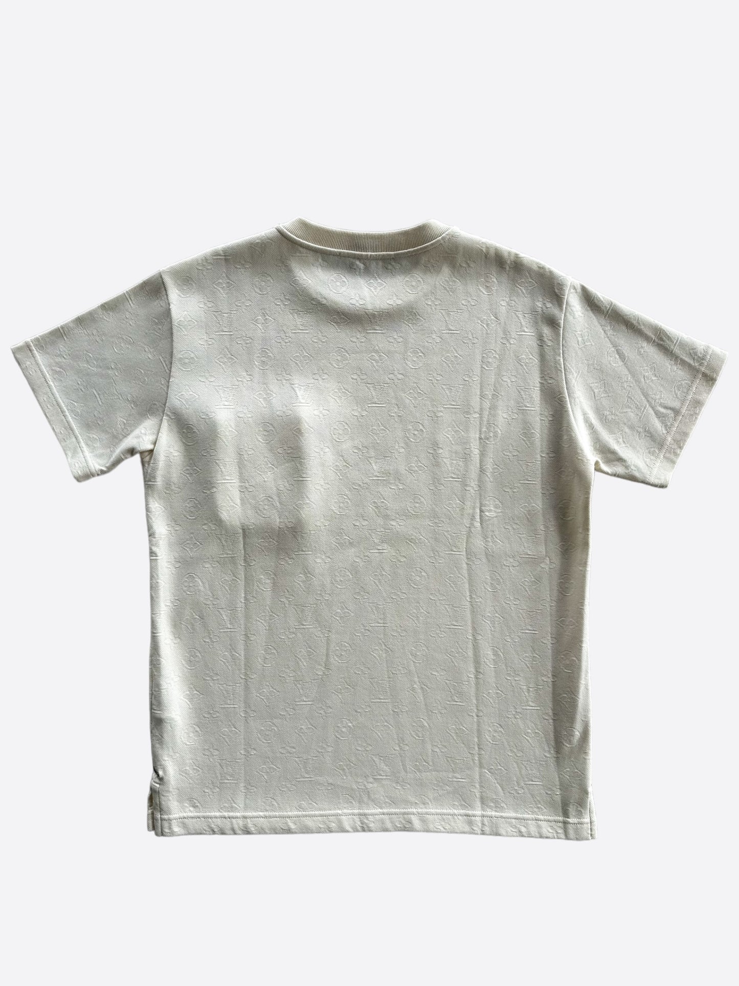 Louis Vuitton White Monogram Pocket T-Shirt