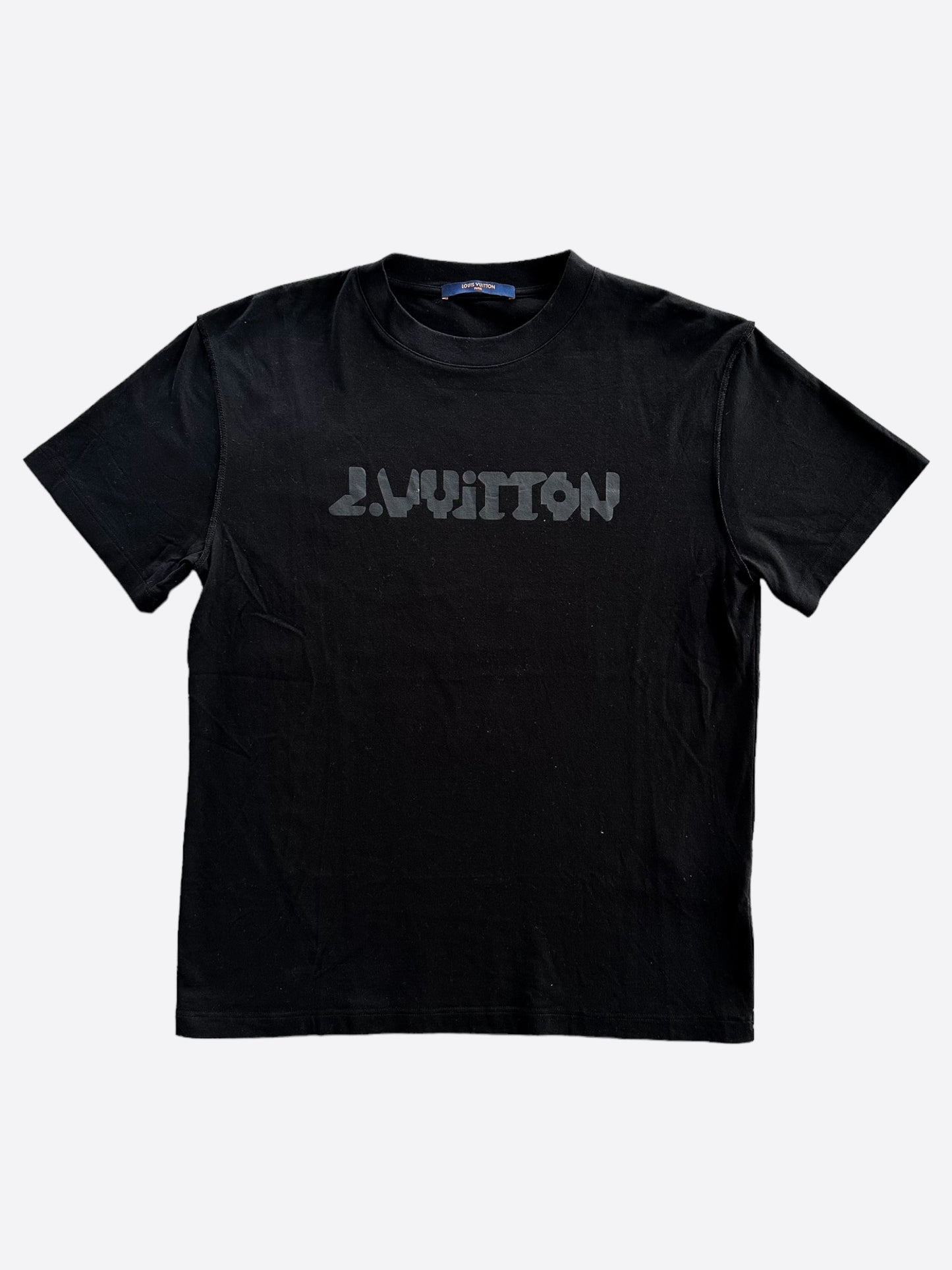 Louis Vuitton Black L.Vuitton Heat Reactive T-Shirt