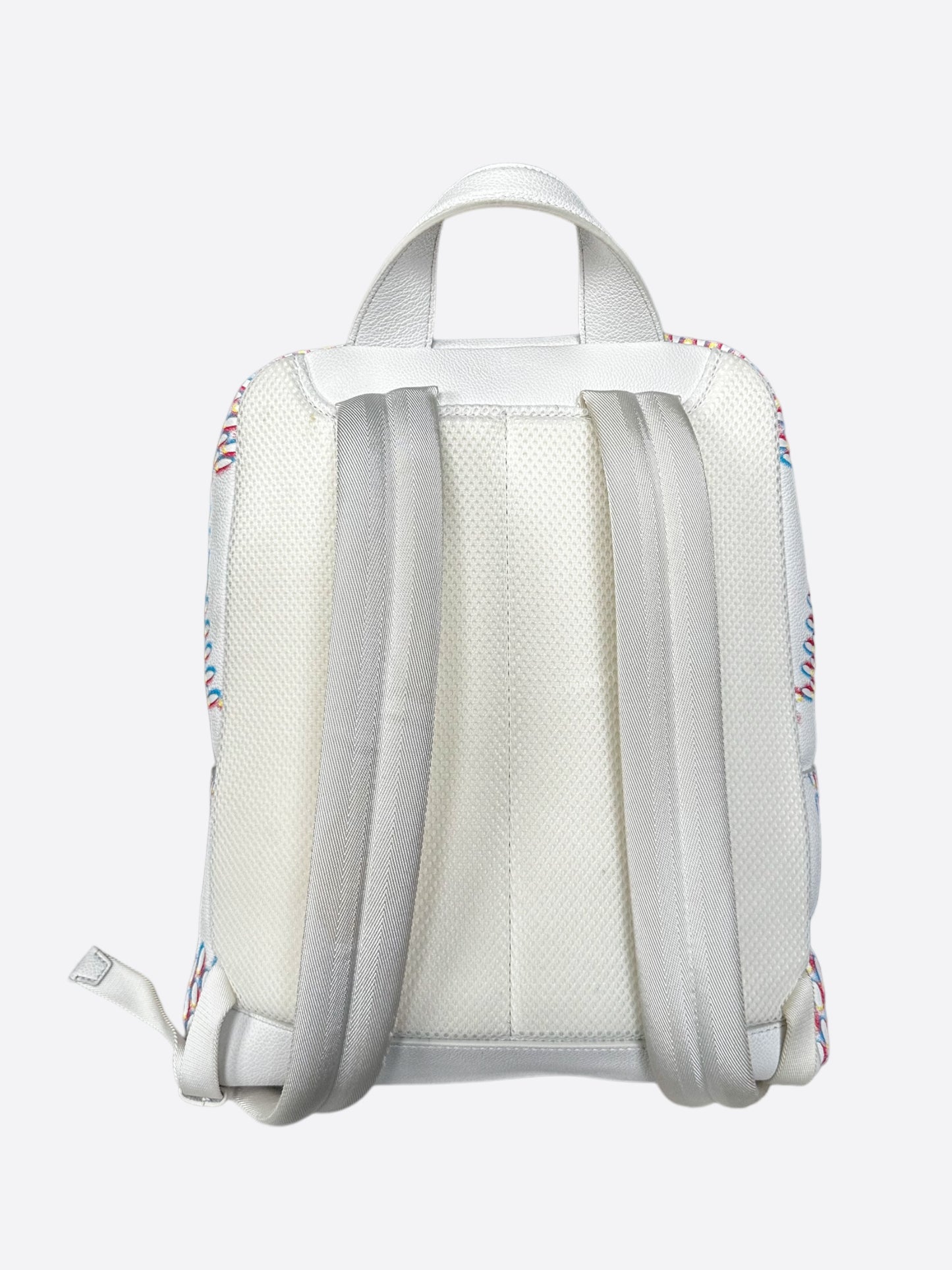 Louis Vuitton White Damier Spray Racer Backpack