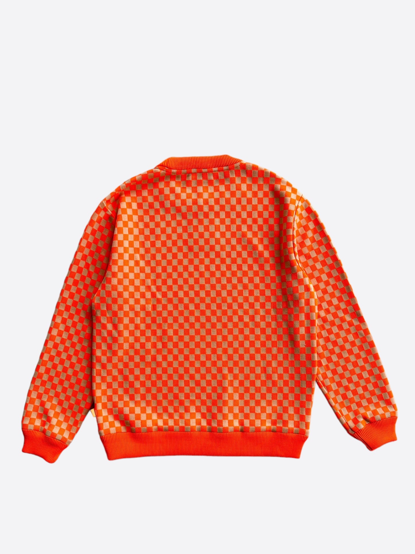 Louis Vuitton Orange Damier Sweater